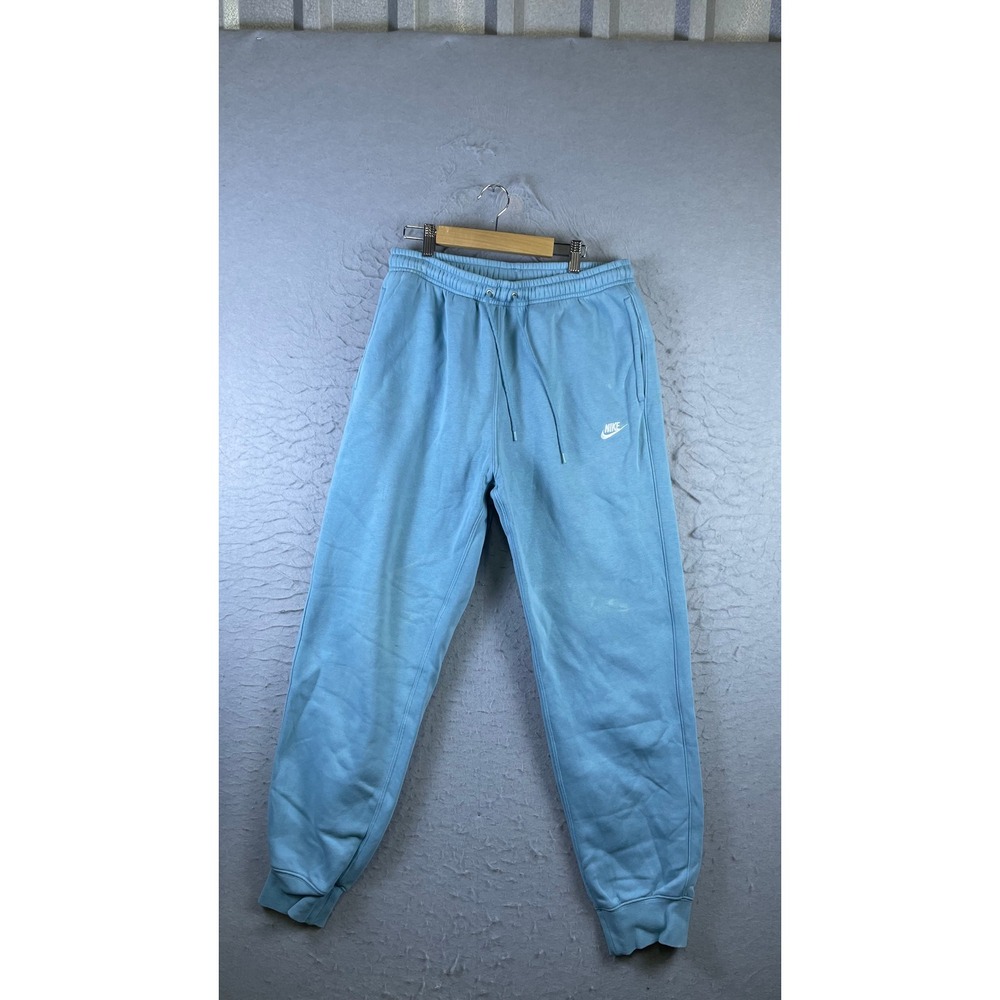 Nike Joggers Mens Medium Blue Good Sportswear Club Fleece Sweatpants